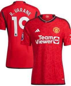 Raphael Varane Manchester United adidas 2023/24 Home Authentic Player Jersey - Red