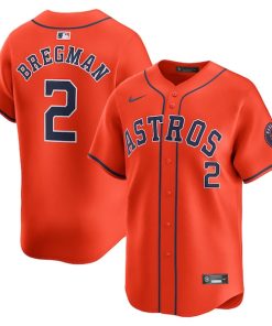 Alex Bregman Houston Astros Nike Alternate Limited Player Jersey?¨C Orange