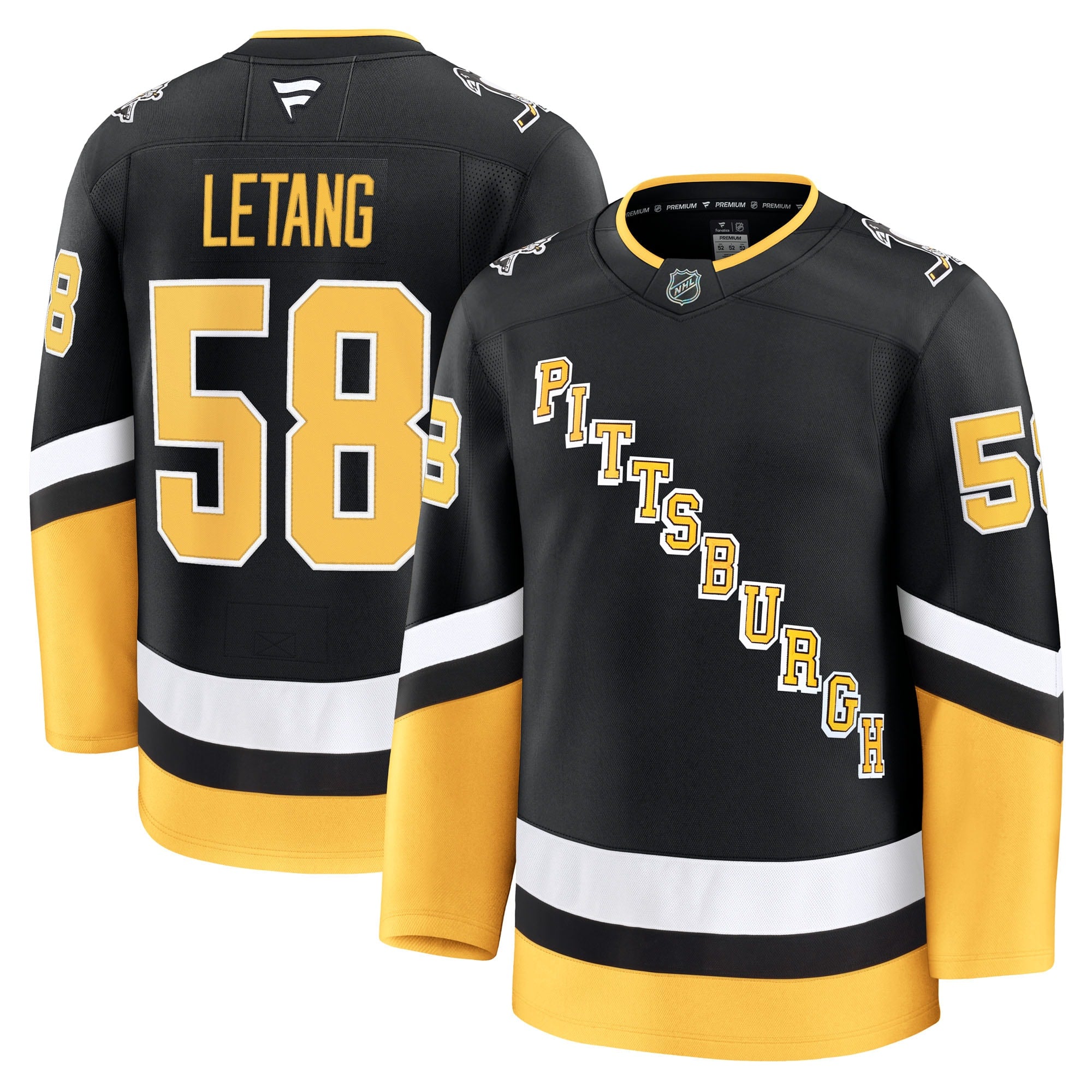Kris Letang Pittsburgh Penguins Premium Jersey - White/Black - Image 5