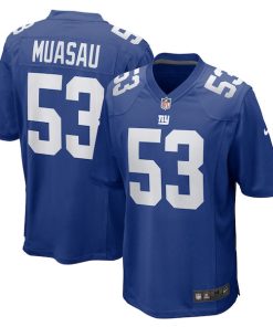 Darius Muasau New York Giants Nike Team Game Jersey -  Royal