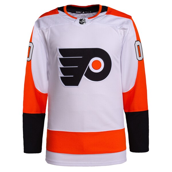 Philadelphia Flyers adidas Away Primegreen Authentic Custom Jersey - White - Image 2