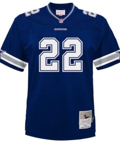 Alternative view of Emmitt Smith Dallas Cowboys  Youth 1996 Legacy Jersey - Navy