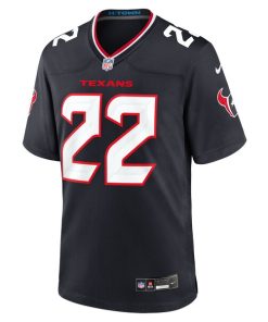 Alternative view of Josh Thompson Houston Texans Nike Team Game Jersey -  Navy
