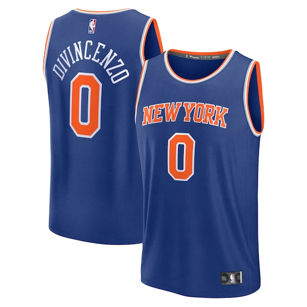 Donte DiVincenzo New York Knicks Fast Break Replica Player Jersey - Icon Edition - Royal