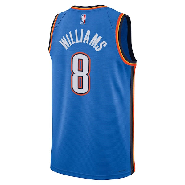 Jalen Williams Oklahoma City Thunder Nike Unisex Swingman Jersey - Icon Edition - Blue - Image 3