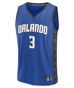 Alternative view of Kentavious Caldwell-Pope Orlando Magic  Fast Break Replica Player Jersey - Statement Edition - Blue