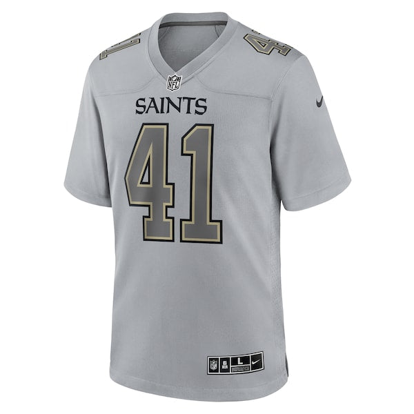 Alvin Kamara New Orleans Saints Nike Atmosphere Fashion Game Jersey - Gray - Image 3
