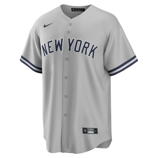 Jazz Chisholm Jr. New York Yankees Nike Road Replica Player Jersey - Gray - Image 3