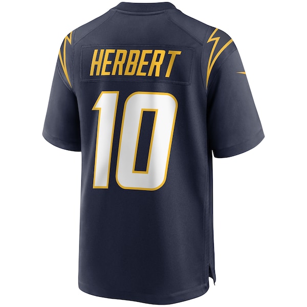 Justin Herbert Los Angeles Chargers Nike Alternate Game Jersey - Navy/Royal/White - Image 4
