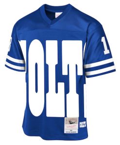 Alternative view of Peyton Manning Indianapolis Colts 1998 Throwback Fashion Jersey - Royal