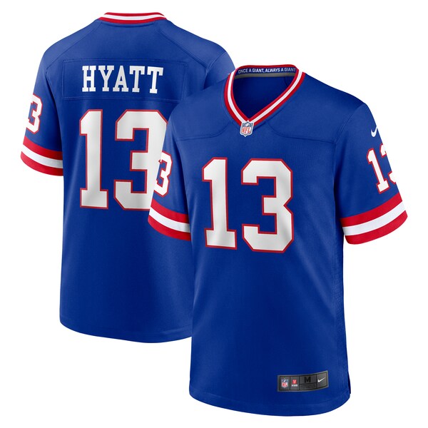Jalin Hyatt New York Giants Nike Team Game Jersey - Royal/White - Image 3