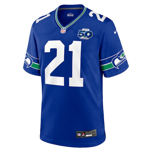 Devon Witherspoon Seattle Seahawks Nike Alternate 50th Season Game Jersey - Royal/College Navy - Image 3