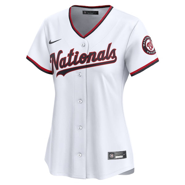 Washington Nationals Nike Women's #1 Mom Home Limited Jersey - White - Image 2