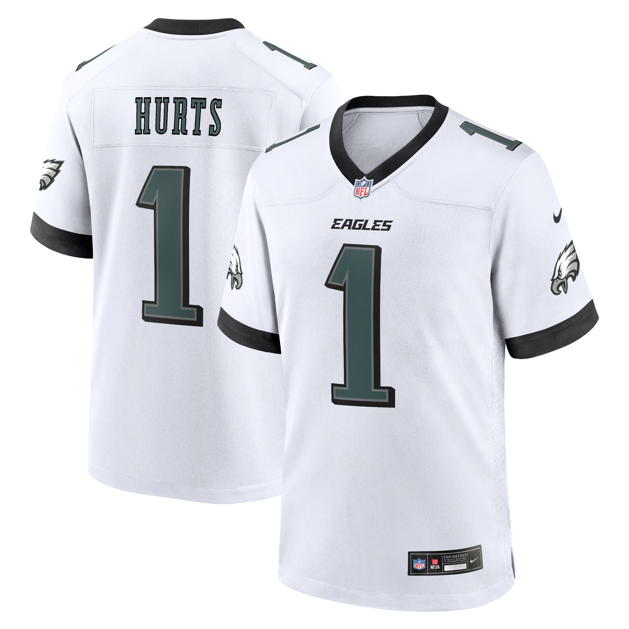 Jalen Hurts Philadelphia Eagles Nike Alternate Game Player Jersey - Kelly Green/White/Black/Green - Image 8