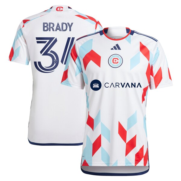 Chris Brady Chicago Fire adidas 2024 A Kit For All Replica Player Jersey?ยจC White
