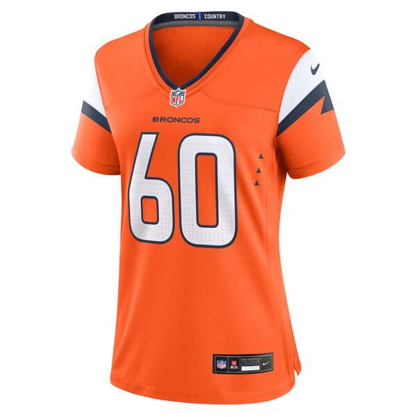 Luke Wattenberg Denver Broncos Nike Women's Team Game Jersey - Orange - Image 3
