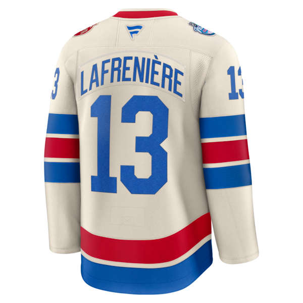 Alexis Lafreniere New York Rangers 2026 NHL Winter Classic Premium Jersey - Beige - Image 3