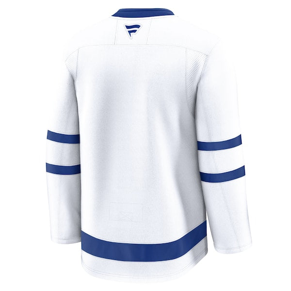 Toronto Maple Leafs Away Premium Jersey - White/Black/Blue - Image 5