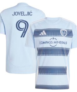 Dejan Joveljic Sporting Kansas City adidas 2025 One KC Replica Player Jersey - Light Blue