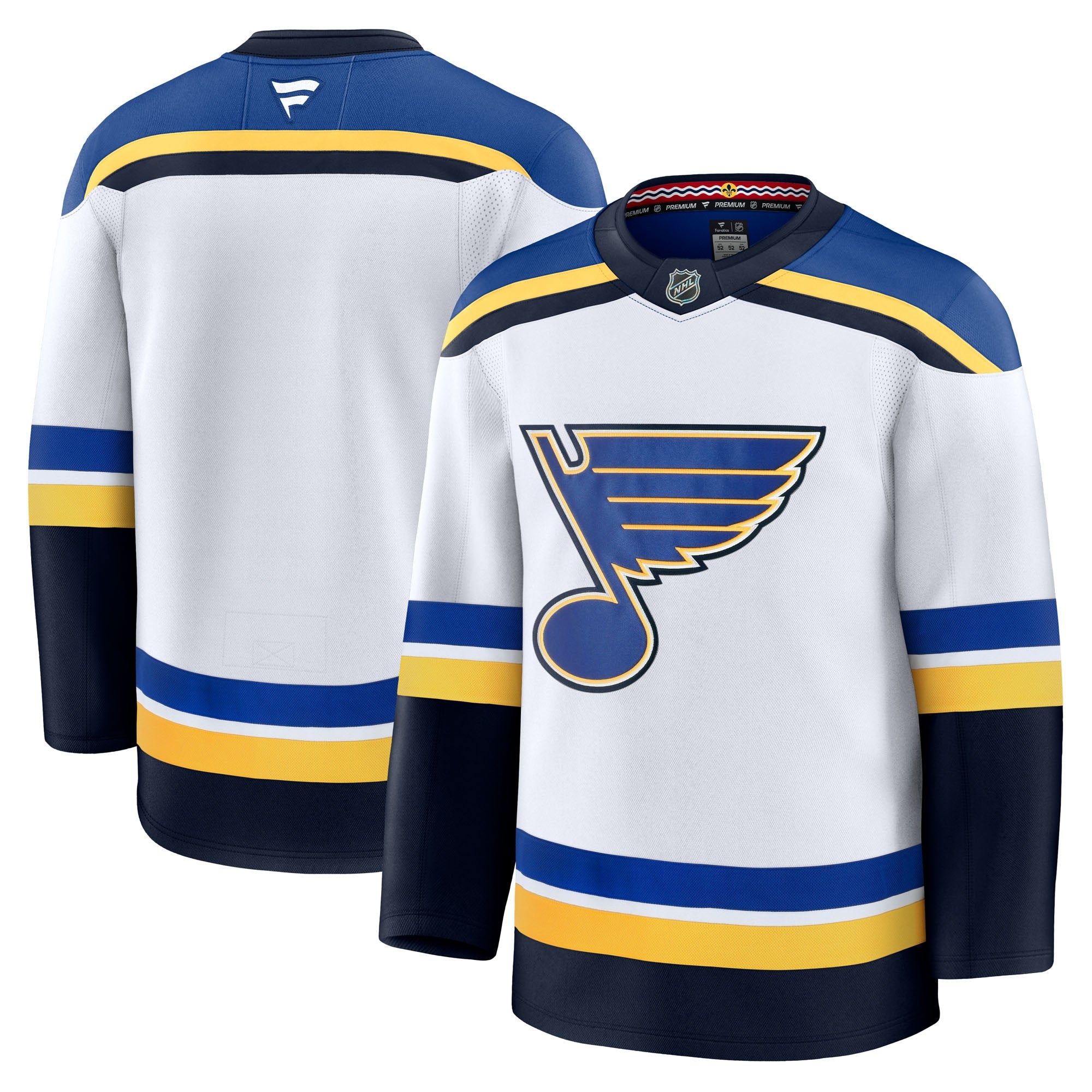 St. Louis Blues Alternate Premium Jersey - Blue/White - Image 10