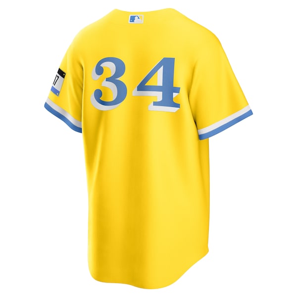 David Ortiz Boston Red Sox Nike Retired Player City Connect Replica Jersey - Gold - Image 3