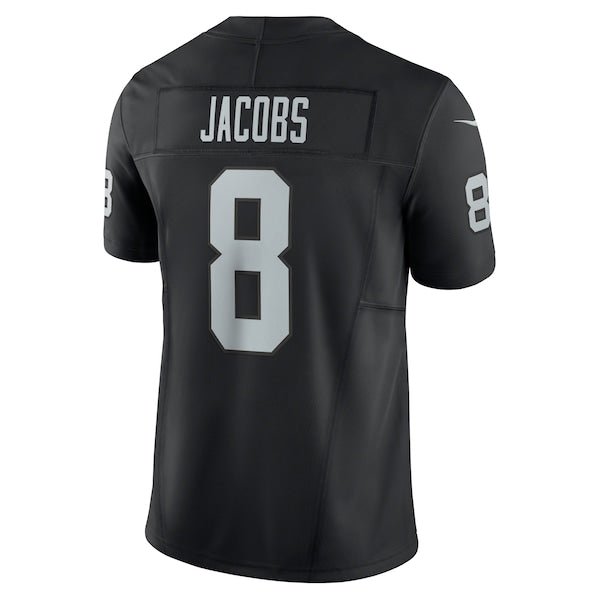 Josh Jacobs Las Vegas Raiders Nike Vapor F.U.S.E. Limited Jersey - Black - Image 3