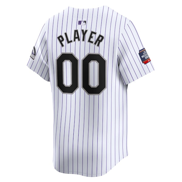 Colorado Rockies Nike 2024 MLB World Tour Mexico City Series Home Limited Pick-A-Player Jersey?¨C White - Image 3