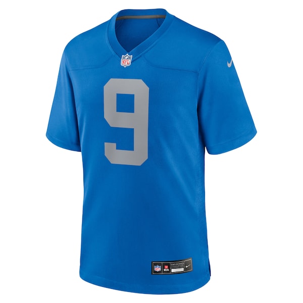 Jameson Williams Detroit Lions Nike Alternate Game Jersey - Blue - Image 2