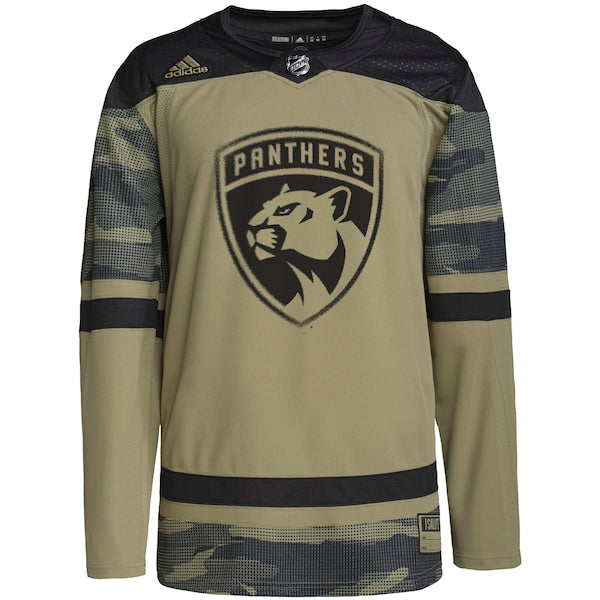 Florida Panthers adidas Military Appreciation Team Authentic Custom Practice Jersey - Camo - Image 2