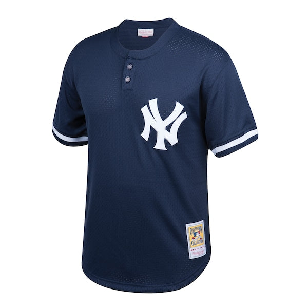 Don Mattingly New York Yankees Youth Cooperstown Collection Mesh Batting Practice Jersey - Navy - Image 2