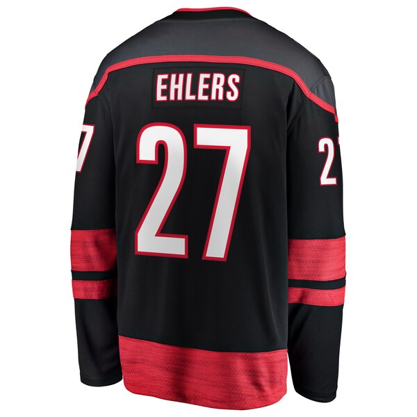 Nikolaj Ehlers Carolina Hurricanes Home Breakaway Jersey - Black - Image 3