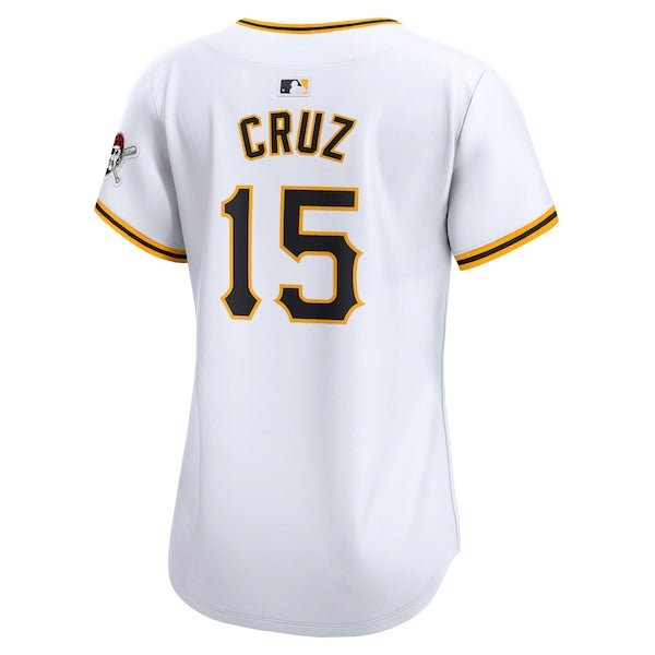 Oneil Cruz Pittsburgh Pirates Nike Women's Home Limited Player Jersey - White - Image 3