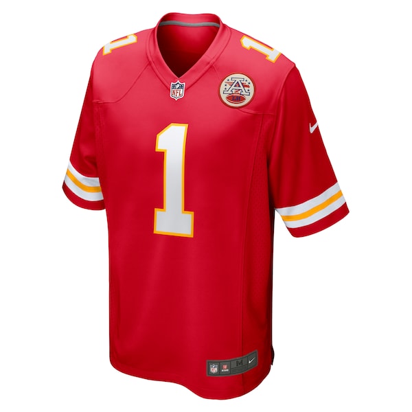 Number 1 Dad Kansas City Chiefs Nike Game Jersey - Red - Image 2