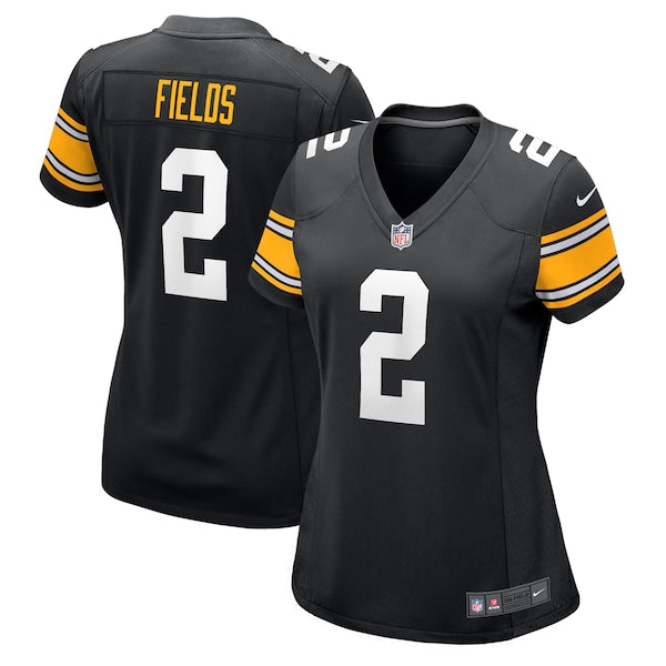 Justin Fields Pittsburgh Steelers Nike Women's Alternate Game Jersey?ยจC Black