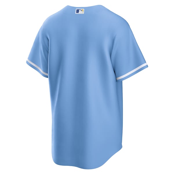 Kansas City Royals Nike Alternate Replica Team Logo Jersey - Light Blue - Image 3