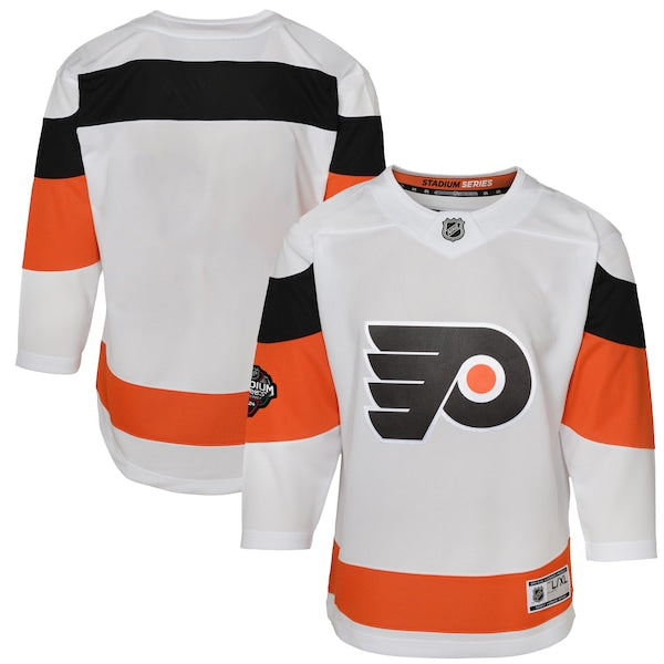 Philadelphia Flyers Youth 2024 NHL Stadium Series Premier Jersey?ยจC White