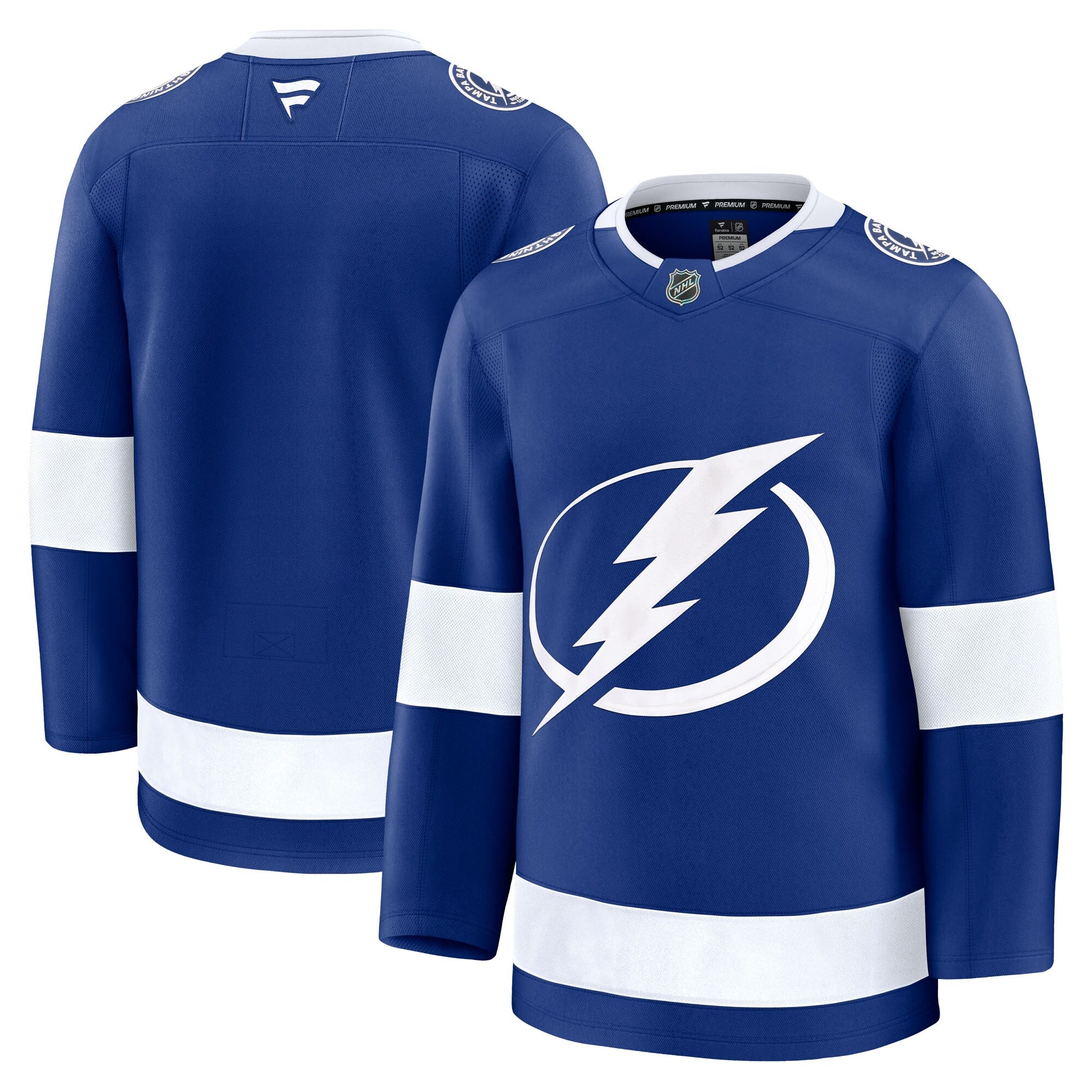 Tampa Bay Lightning Away Premium Jersey - White/Blue/Black - Image 10