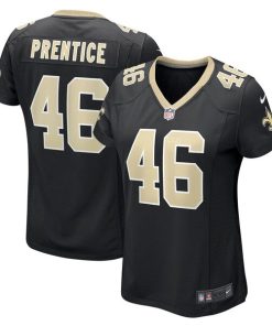 Adam Prentice New Orleans Saints Nike Women's Game Player Jersey - Black