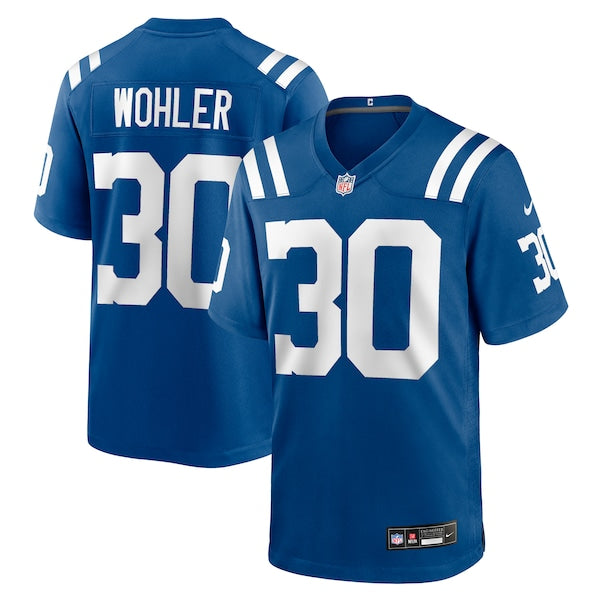 Hunter Wohler Indianapolis Colts Nike Team Game Jersey - Royal
