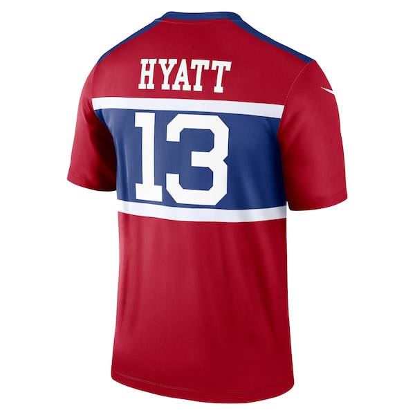 Jalin Hyatt New York Giants Nike Alternate Legend Player Jersey - Century Red - Image 3