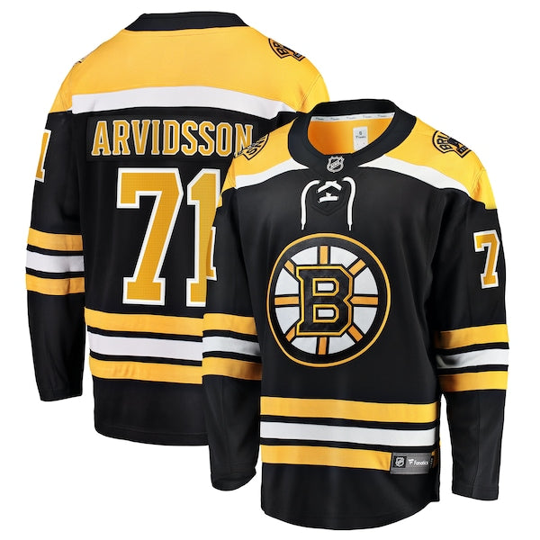 Viktor Arvidsson Boston Bruins Home Breakaway Jersey - Black