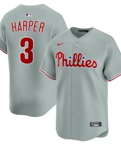 Bryce Harper Philadelphia Phillies Nike Alternate Limited Player Jersey - Gray