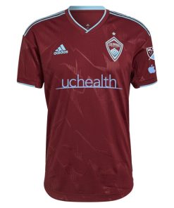 Alternative view of Jonathan Lewis Colorado Rapids adidas 2024 Club Authentic Player Jersey - Burgundy