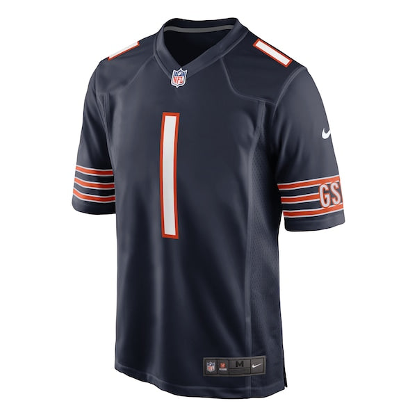 Justin Fields Chicago Bears Nike Game Jersey - Navy - Image 2