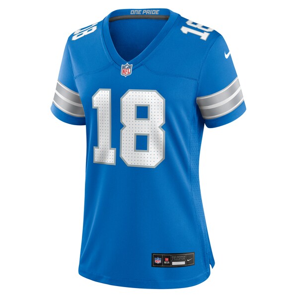 Antoine Green Detroit Lions Nike Women's Team Game Jersey - Blue - Image 2