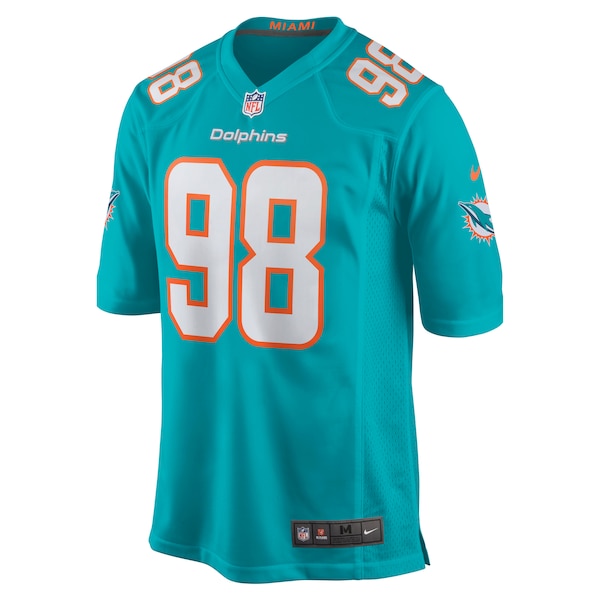 Raekwon Davis Miami Dolphins Nike Game Jersey - Aqua - Image 2