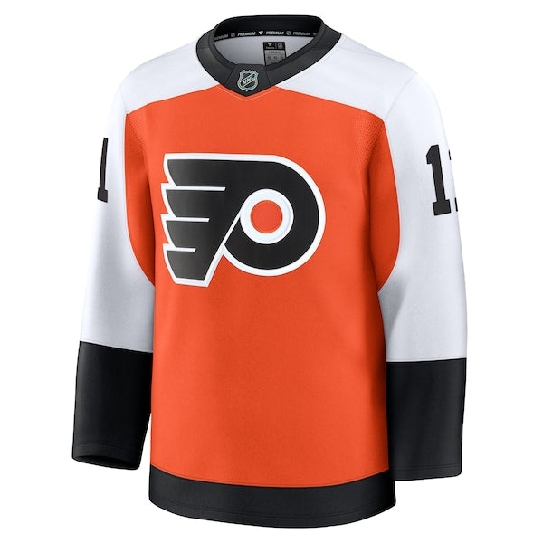 Travis Konecny Philadelphia Flyers Home Premium Jersey - Burnt Orange - Image 2