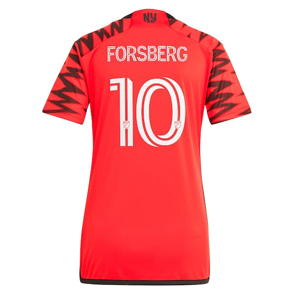 Emil Forsberg New York Red Bulls adidas Women's 2024 Legacy Replica Player Jersey?ยจC Red - Image 3