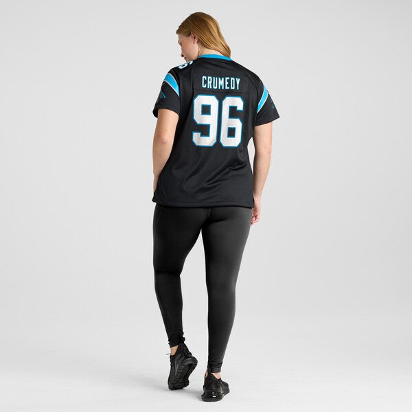 Jaden Crumedy Carolina Panthers Nike Women's Game Jersey - Black - Image 7