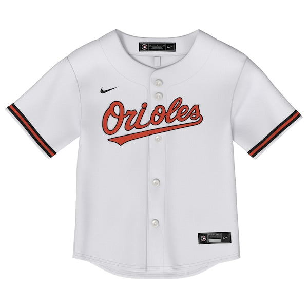 Adley Rutschman Baltimore Orioles Nike Toddler Replica 2.0 Player Jersey - White - Image 2
